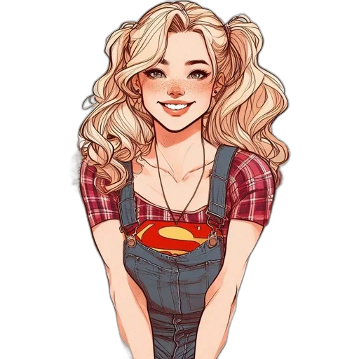 dress, cartoon, comic book art, watercolor transparent PNG cut-out