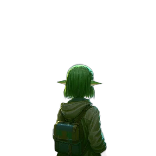 jacket, hat, weapon, creature transparent PNG cut-out