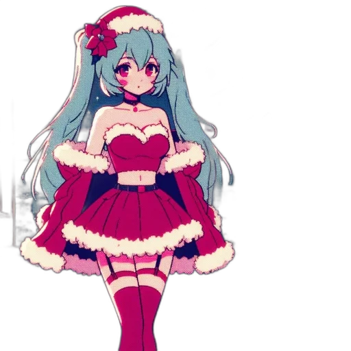 dress, pixel art, anime, concept art transparent PNG cut-out