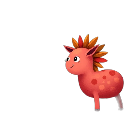 animal, creature, dragon, crown transparent PNG cut-out