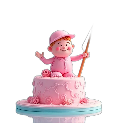 staff, hat, 3d render, concept art transparent PNG cut-out