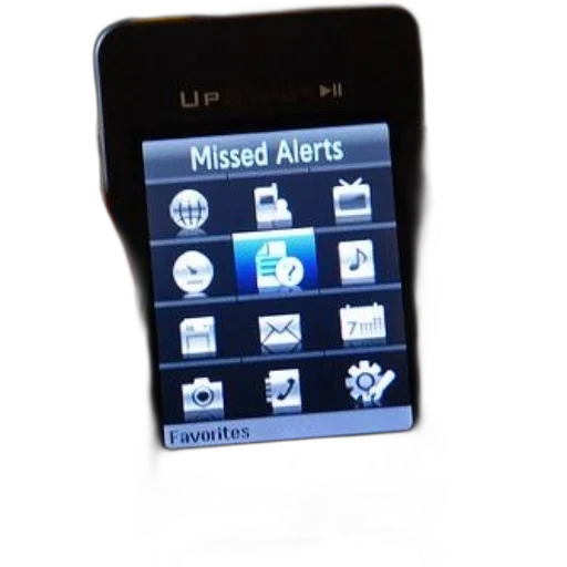 samsung, phone, displaying, missed transparent PNG cut-out