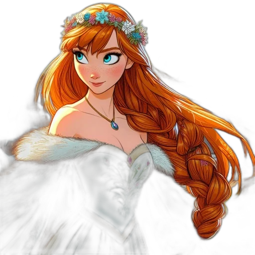 dress, crown, fantasy art, pixel art transparent PNG cut-out