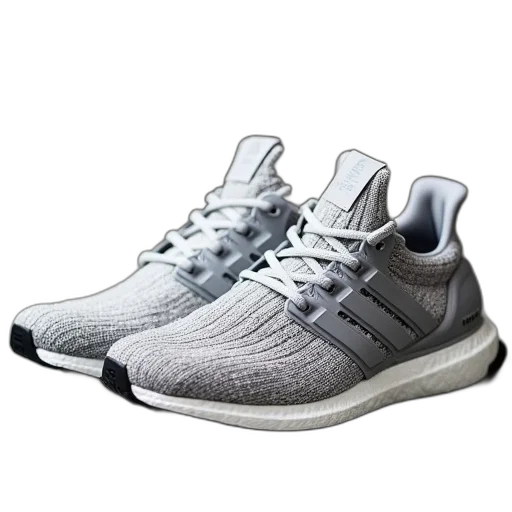 shoes, 3d render, monochrome, adidas transparent PNG cut-out