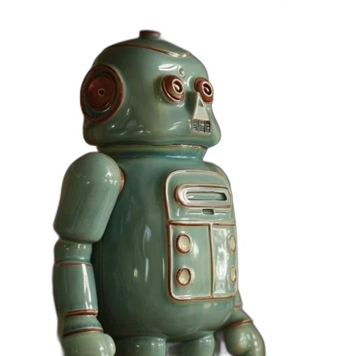 robot, staff, mask, creature transparent PNG cut-out