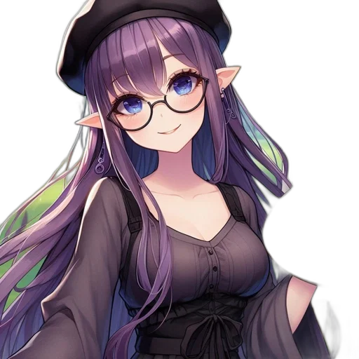 staff, hat, dress, dragon transparent PNG cut-out