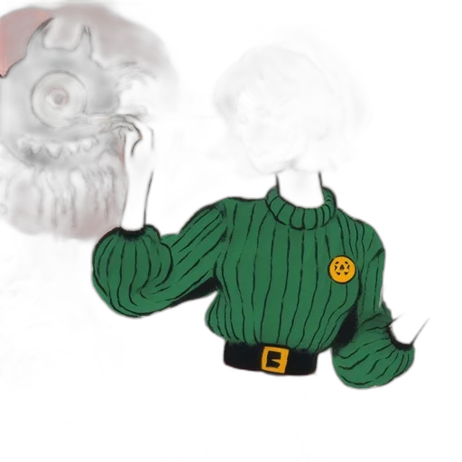 jacket, robot, mask, concept art transparent PNG cut-out