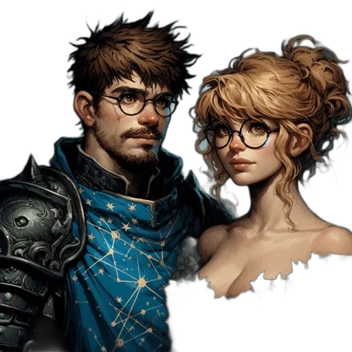 concept art, fantasy art, comic book art, cyberpunk transparent PNG cut-out