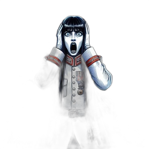robot, mask, creature, jacket transparent PNG cut-out