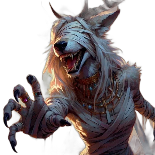 creature, animal, mask, staff transparent PNG cut-out