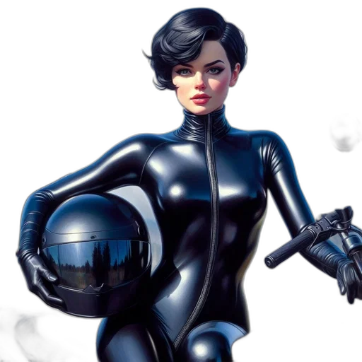 robot, concept art, comic book art, fantasy art transparent PNG cut-out