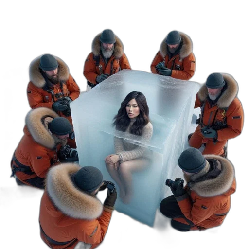 jacket, dress, mask, concept art transparent PNG cut-out