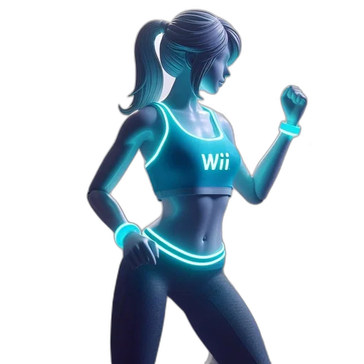 concept art, 3d render, vaporwave, cyberpunk transparent PNG cut-out
