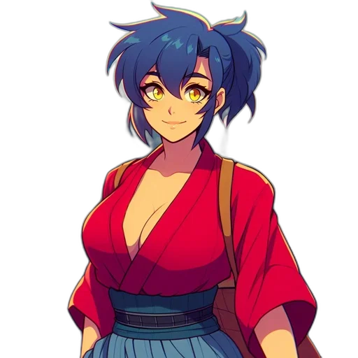 staff, dress, anime, pixel art transparent PNG cut-out