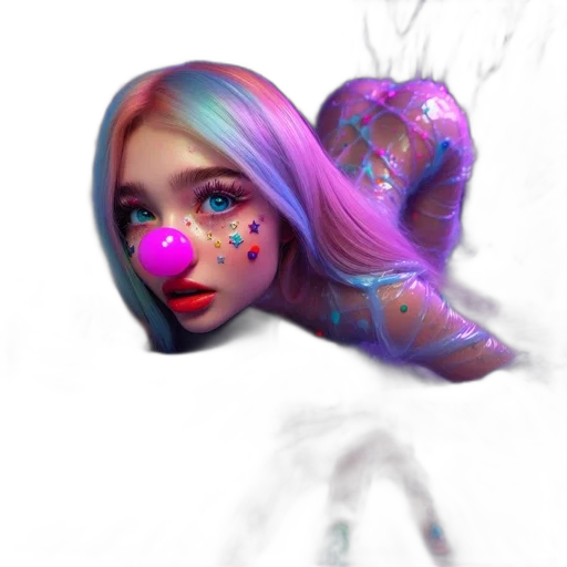 face, robot, hair, mask transparent PNG cut-out