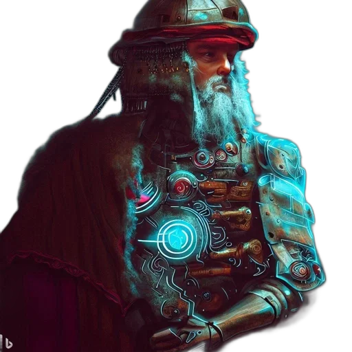 robot, sword, face, mask transparent PNG cut-out