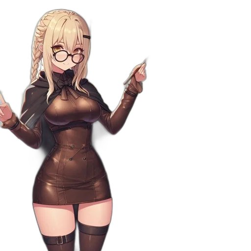 dress, staff, robot, concept art transparent PNG cut-out