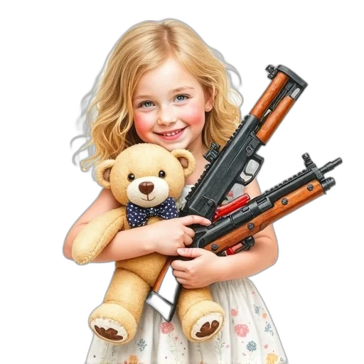 weapon, animal, photorealistic, 3d render transparent PNG cut-out