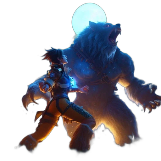 creature, concept art, fantasy art, comic book art transparent PNG cut-out