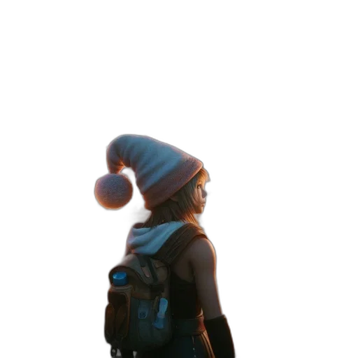 robot, hat, mask, jacket transparent PNG cut-out