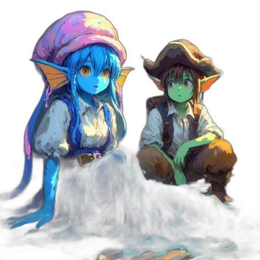 staff, fantasy art, concept art, watercolor transparent PNG cut-out