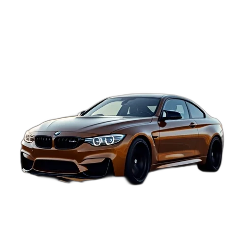 car, 3d render, photorealistic, bmw transparent PNG cut-out