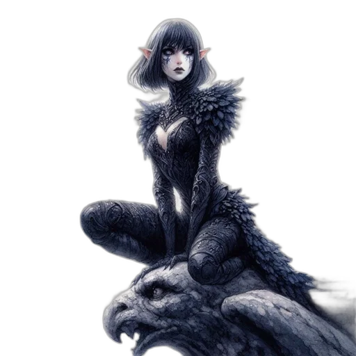 dragon, creature, animal, dress transparent PNG cut-out