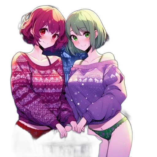 dress, jacket, vaporwave, pixel art transparent PNG cut-out
