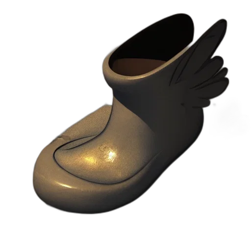 shoes, jewelry, 3d render, concept art transparent PNG cut-out