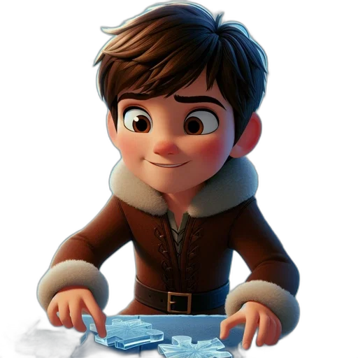 jacket, face, concept art, 3d render transparent PNG cut-out