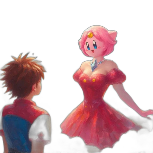 dress, crown, robot, weapon transparent PNG cut-out