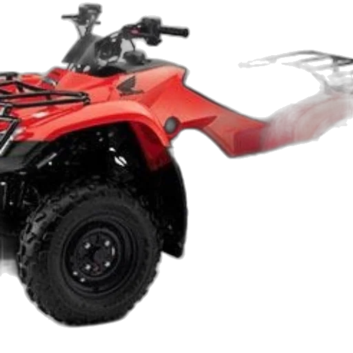 red, honda, atv, black transparent PNG cut-out
