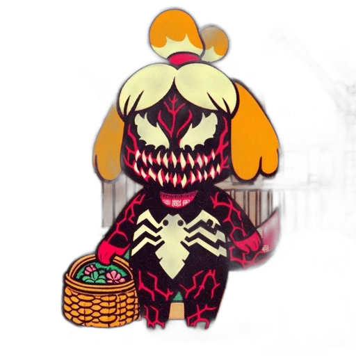 mask, creature, concept art, pixel art transparent PNG cut-out
