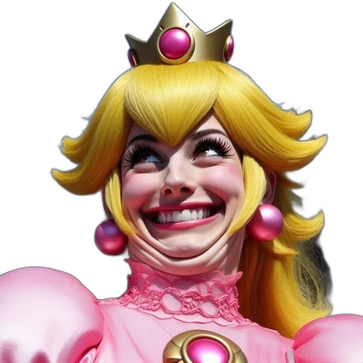 crown, face, staff, photorealistic transparent PNG cut-out