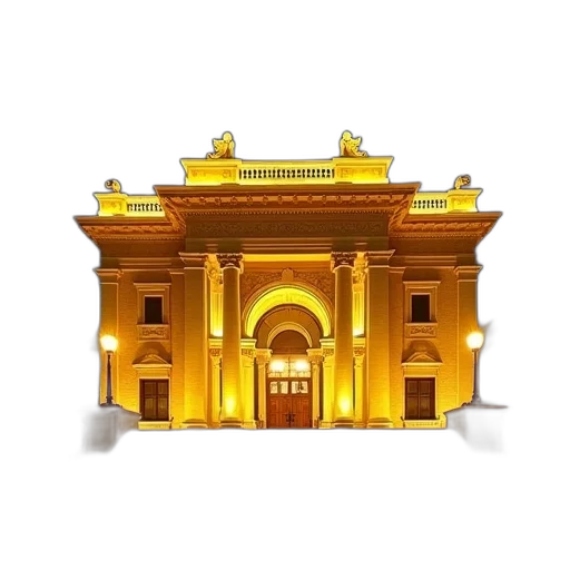 building, crown, jewelry, staff transparent PNG cut-out