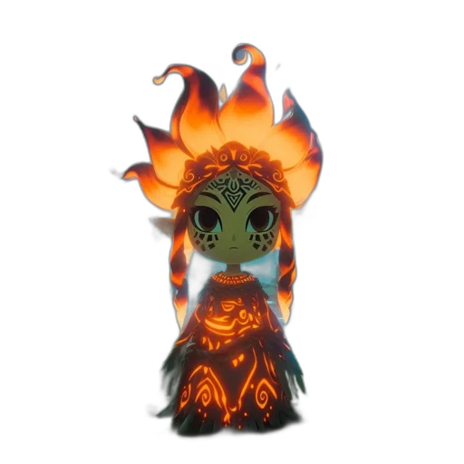 dragon, creature, staff, fantasy art transparent PNG cut-out