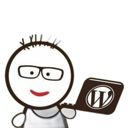 staff, cartoon, character, holding transparent PNG cut-out