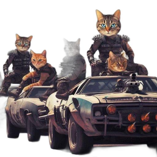 car, robot, animal, concept art transparent PNG cut-out