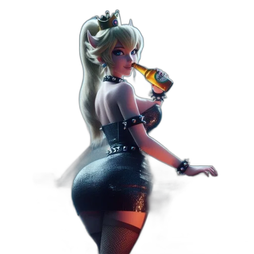dress, weapon, crown, concept art transparent PNG cut-out