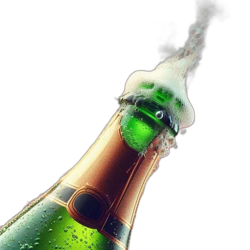 bottle, 3d render, photorealistic, image transparent PNG cut-out