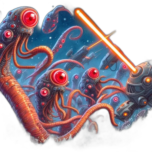 creature, staff, weapon, concept art transparent PNG cut-out
