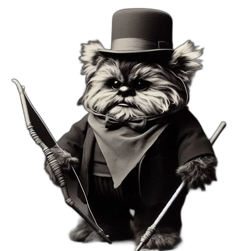 staff, animal, comic book art, concept art transparent PNG cut-out