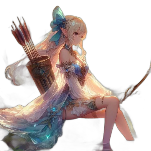 sword, staff, weapon, dress transparent PNG cut-out