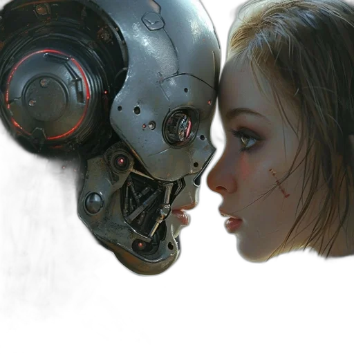 robot, face, mask, concept art transparent PNG cut-out