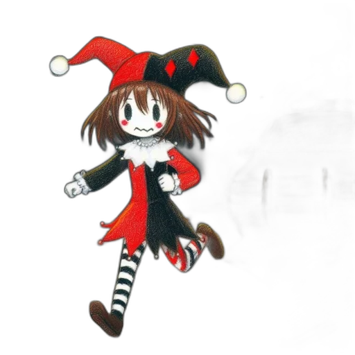 hat, staff, creature, dress transparent PNG cut-out