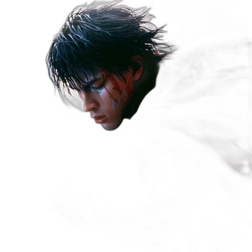 face, hair, dragon, creature transparent PNG cut-out