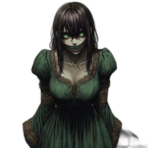 dress, mask, face, creature transparent PNG cut-out