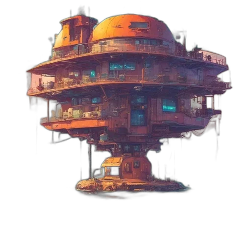 building, robot, weapon, furniture transparent PNG cut-out