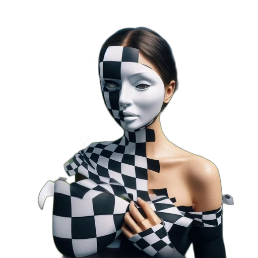 mask, face, robot, dress transparent PNG cut-out