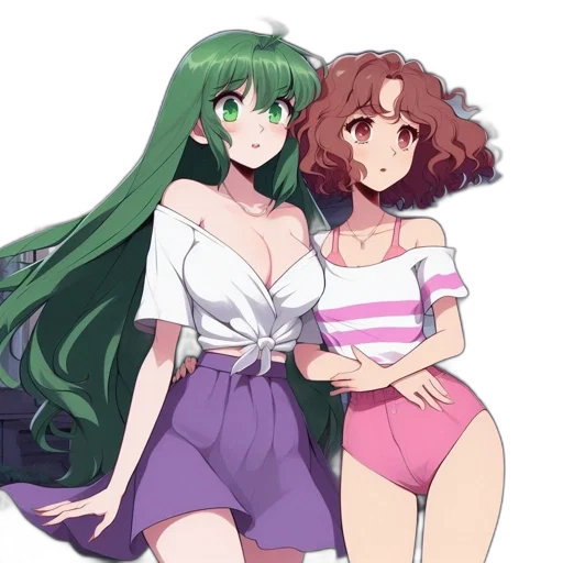 dress, anime, pixel art, concept art transparent PNG cut-out
